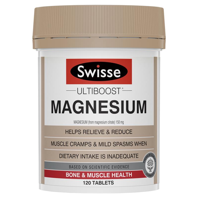스위스 마그네슘 120정 / Swisse Ultiboost Magnesium 120 Tablets
