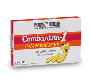 콤밴트럼 메벤다졸 구충제 6정 (유통기한 21년 6월) / Combantrin -1 Tablets 6