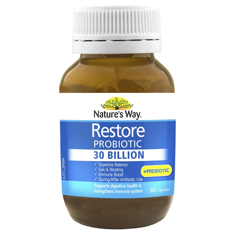 네이쳐스웨이 리스토어 유산균 300억 30정 / Natures Way Restore Probiotic 30 Billion 30