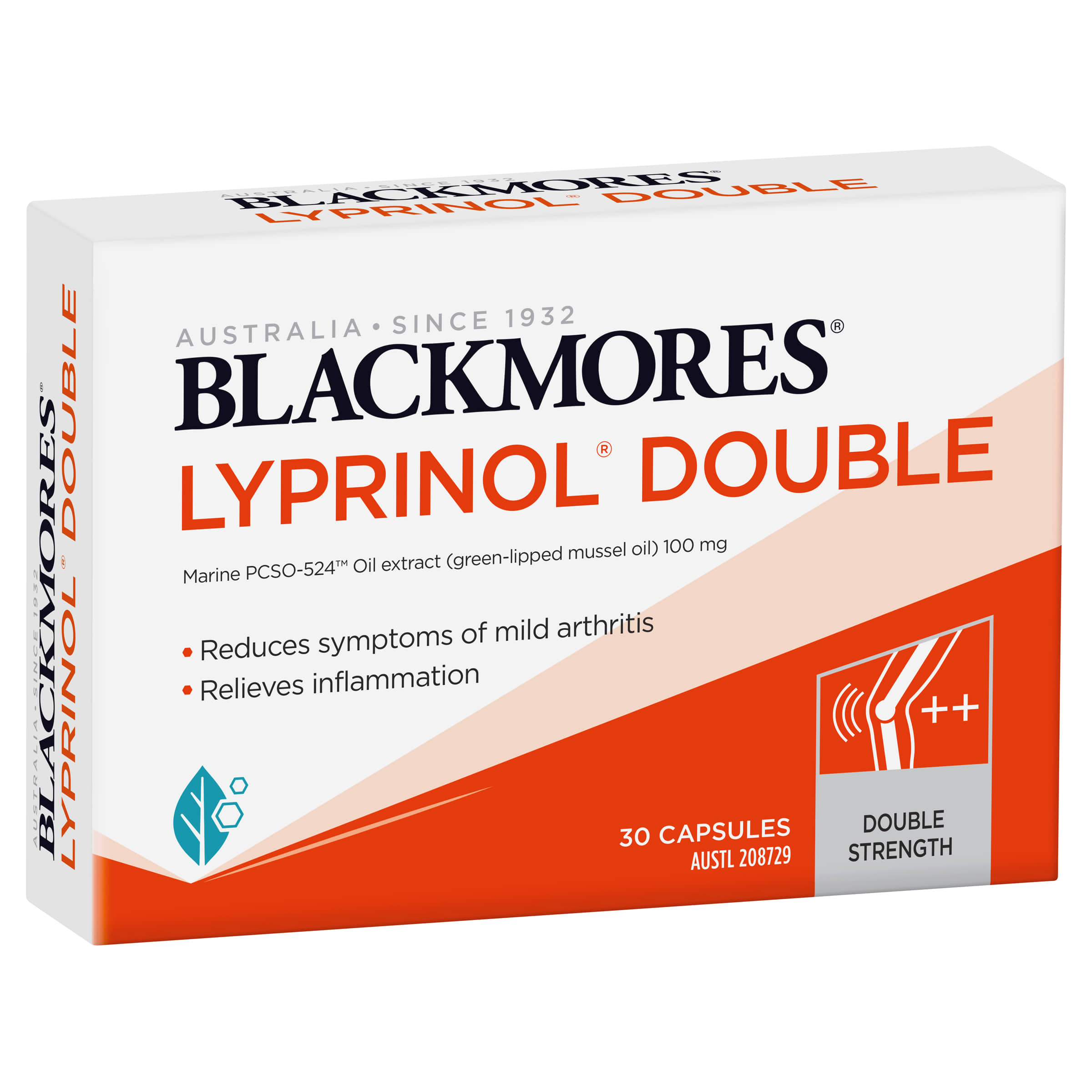 블랙모어스 리프리놀 더블 30 / Blackmores Lyprinol Double 30