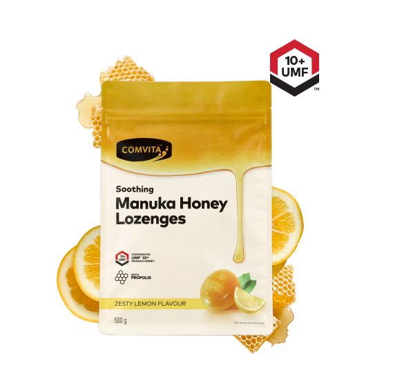 콤비타 마누카꿀+프로폴리스(레몬+꿀) 캔디 500g(Manuka Honey Lozenges with Propolis (Lemon and Honey)