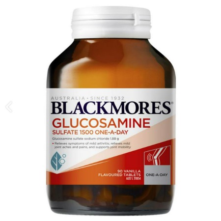 블랙모어스 글루코사민 1500mg 하루한알 90정 / Blackmores Glucosamine Sulfate 1500mg One-A-Day 90 Tablets
