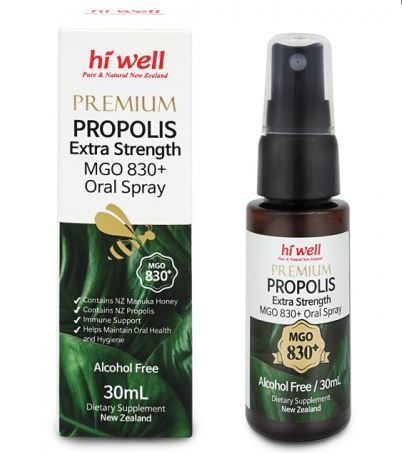 하이웰 프리미엄 프로폴리스 MGO830+ 구강 스프레이 30ML / Hi Well Premium Propolis Oral Spray 30ml