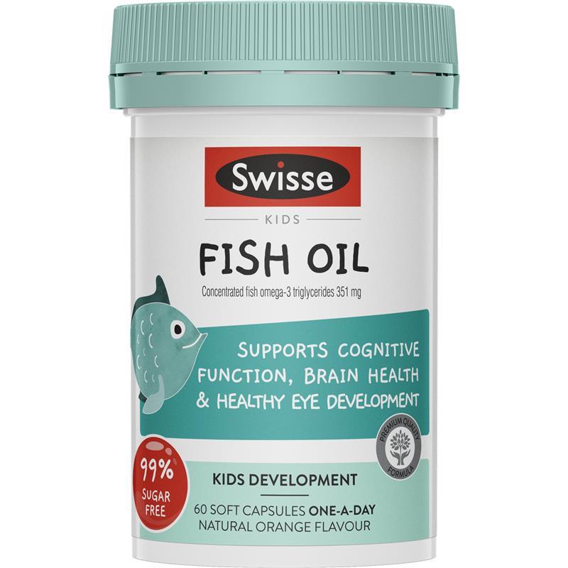 스위스 키즈 피쉬오일 60 Capules / Swisse Kids Fish Oil 60 Capules