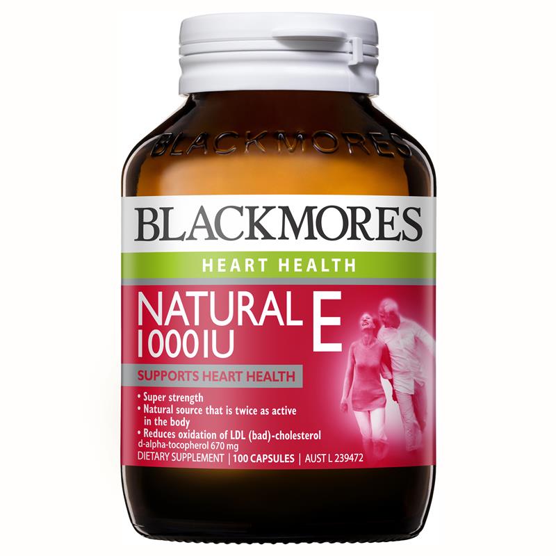 블랙모어스 비타민 E 1000IU 30정 / Blackmores Natural Vitamin E 1000IU 30 caps