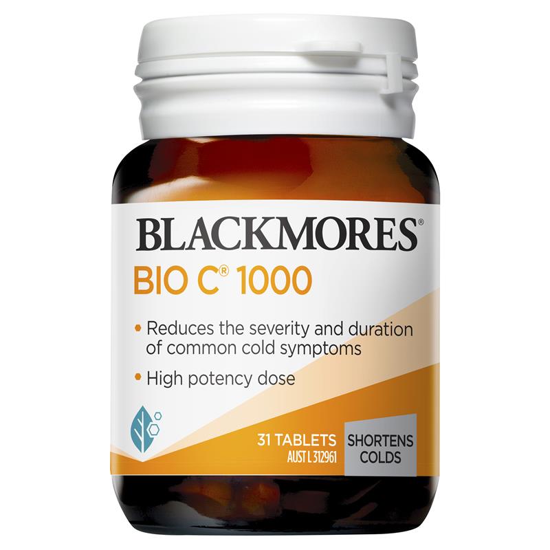 블랙모어스 비타민 C 1000mg 31정 / Blackmores Bio C 1000mg 31 Tablets Vitamin C