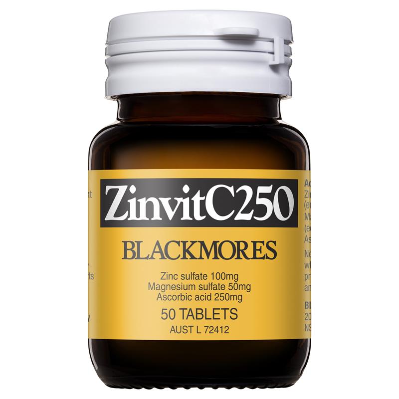 블랙모어스 아연 비타민C250 50정 / Blackmores ZinvitC250 50 Tablets