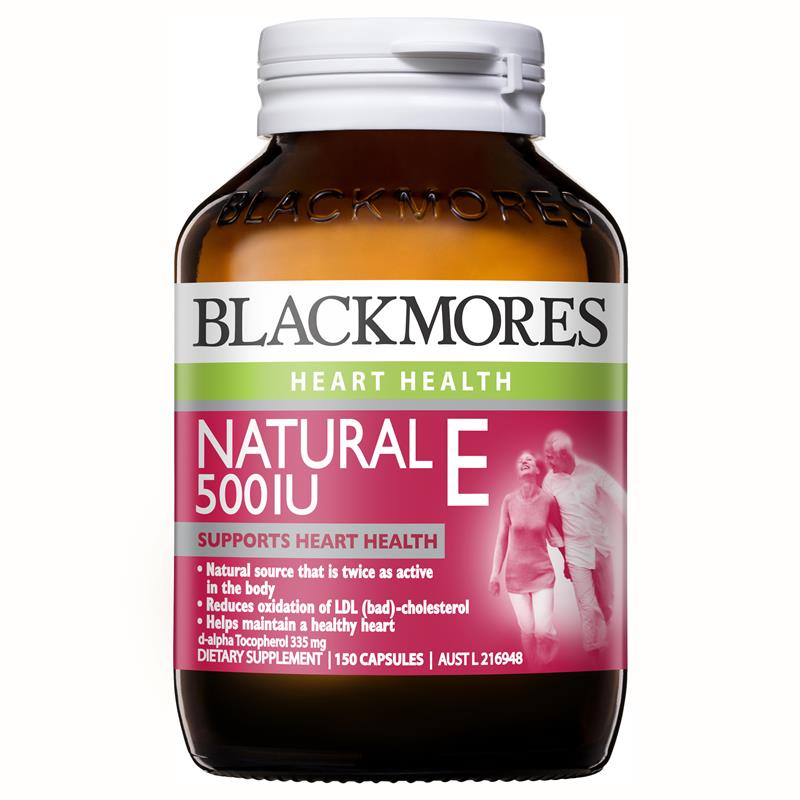 블랙모어스 비타민 E 500IU 150정 / Blackmores Natural Vitamin E 500IU 150 caps