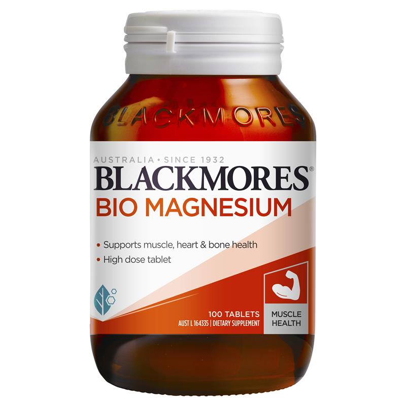 블랙모어스 바이오 마그네슘 100정 / Blackmores Bio Magnesium 100 Tablets