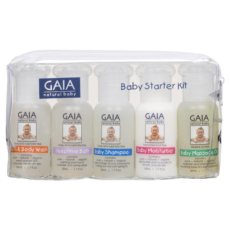 가이아 베이비 스타터키트 50ml x 5 / Gaia Natural Baby Starter Kit 5 x 50ml