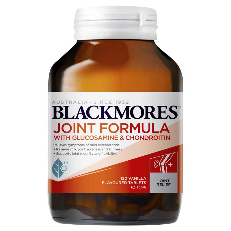 블랙모어스 조인트 포뮬러 + 글루코사민 120정 (유통기한 21년 6월3일) / Blackmores Joint Formula with Glucosamine &amp; Chondroitin 120
