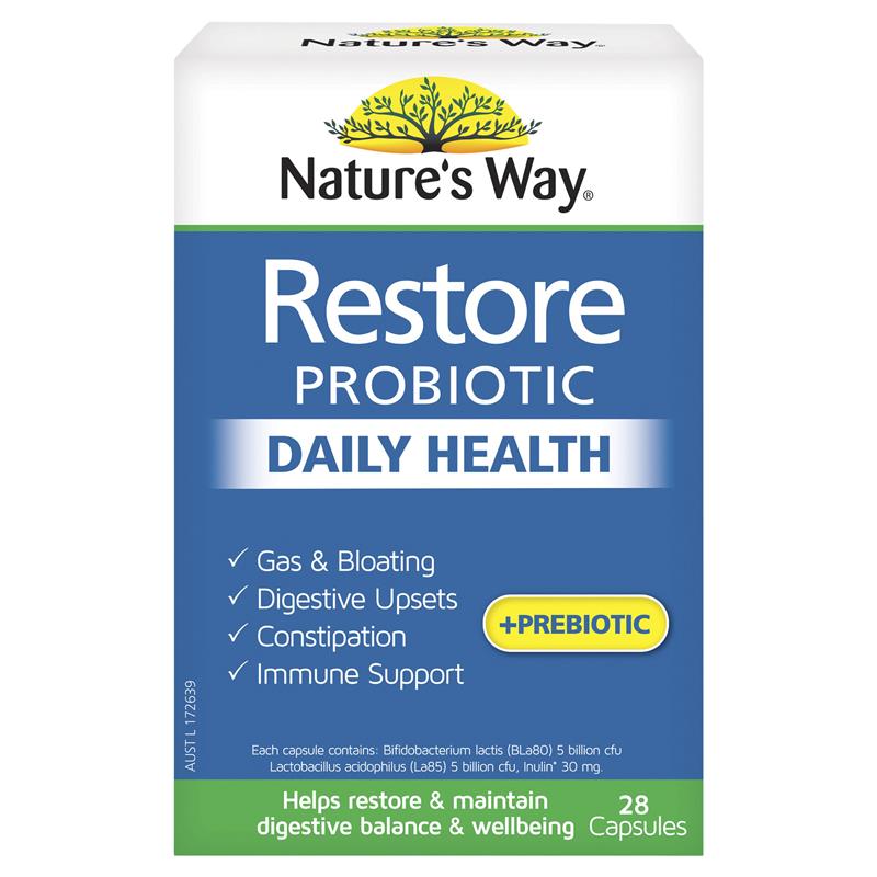 네이쳐스웨이 리스토어 데일리 유산균 28정 / Natures Way Restore Daily Probiotic 28 caps