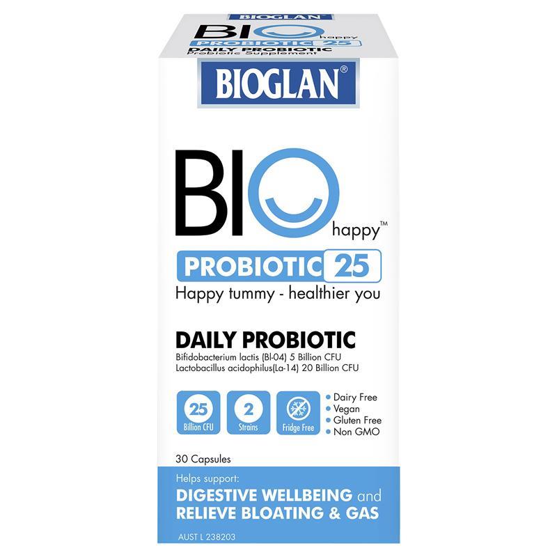 바이오글랜 바이오해피 유산균 250억 30정 / Bioglan Biohappy Probiotic 25 Billion 30 caps