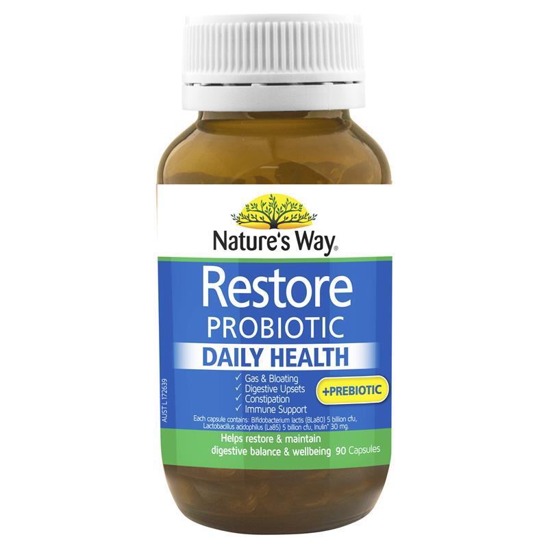 네이쳐스웨이 리스토어 데일리 유산균 90정 / Natures Way Restore Daily Probiotic 90 caps