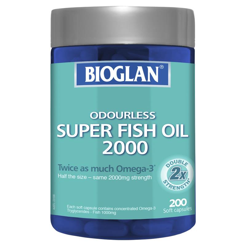 바이오글랜 슈퍼피쉬오일 2000mg 200정 / Bioglan Super Fish Oil 2000mg 200 caps
