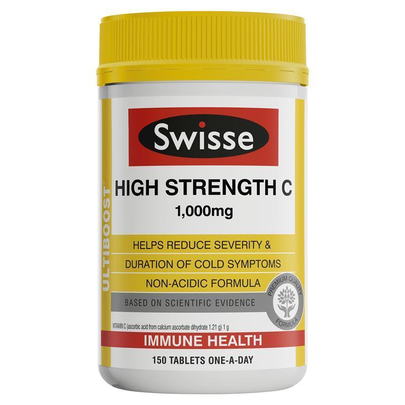 스위스  비타민 C 1000mg 150정 / Swisse Ultiboost High Strength C 1000mg 150 Tablets