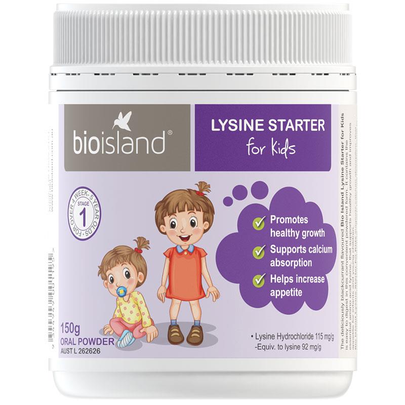 바이오아일랜드 라이신 1단계 파우더 150g / Bio Island Lysine Starter for Kids 150g Oral Powder
