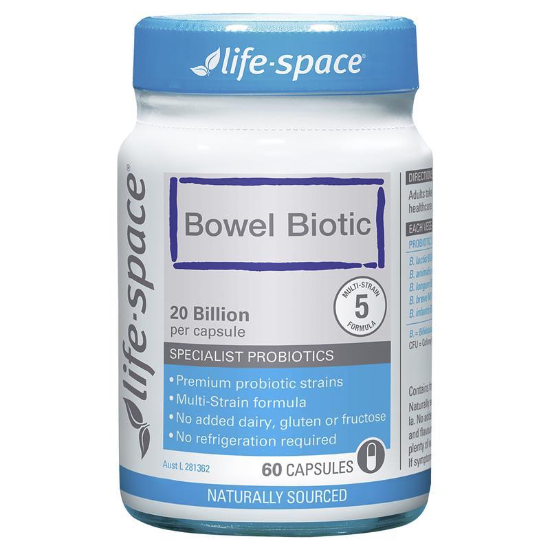 라이프스페이스 대장 유산균 60정 / Life Space Bowel Biotic 60 Capsules