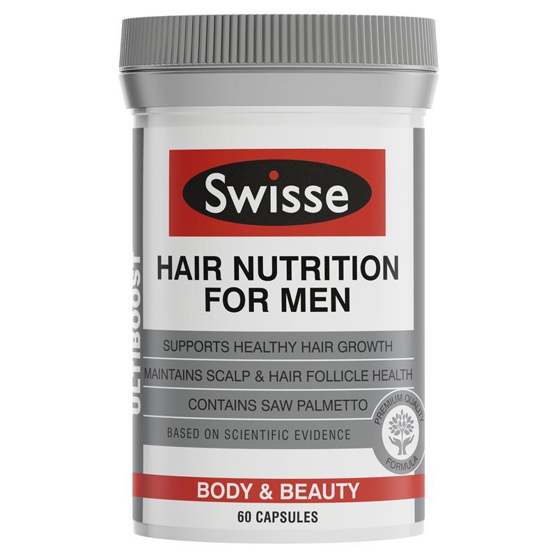 스위스 남성용 모발 영양제 60정 / Swisse Hair Nutrition For Men 60 caps