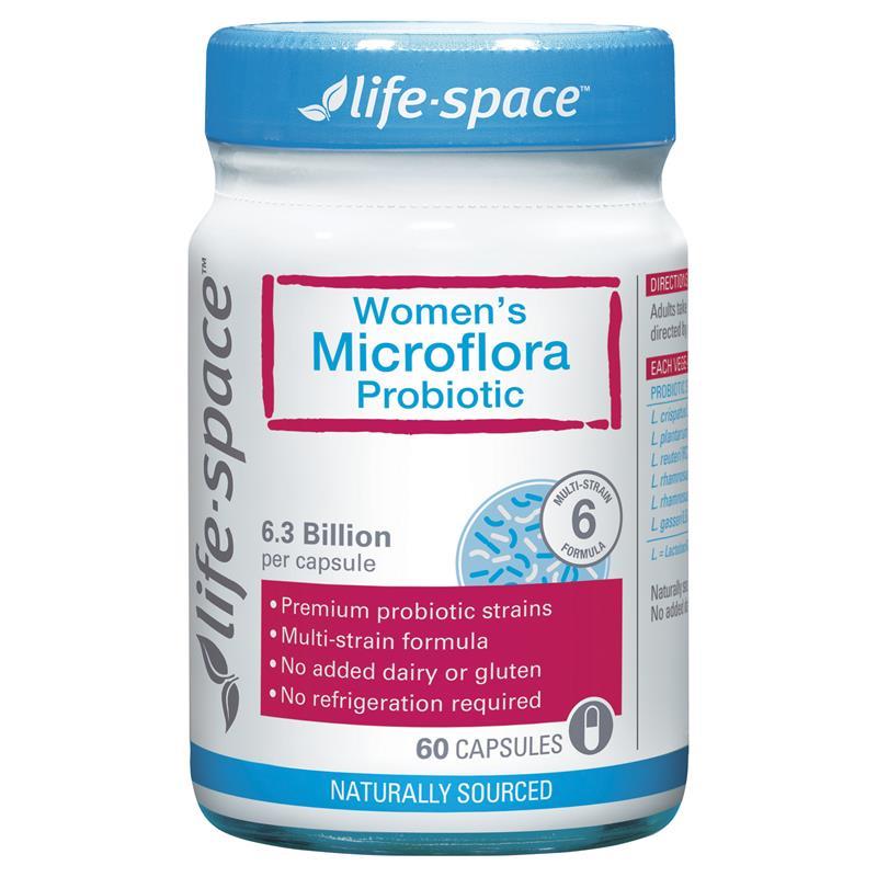 라이프스페이스 여성 질 유산균 60정 / Life Space Womens Microflora Probiotic 60 Capsules
