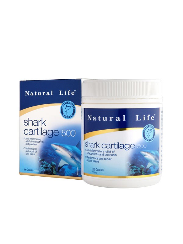 내추럴라이프 상어연골 500mg 300정 / Natural Life Shark Cartilage 500mg 300 caps