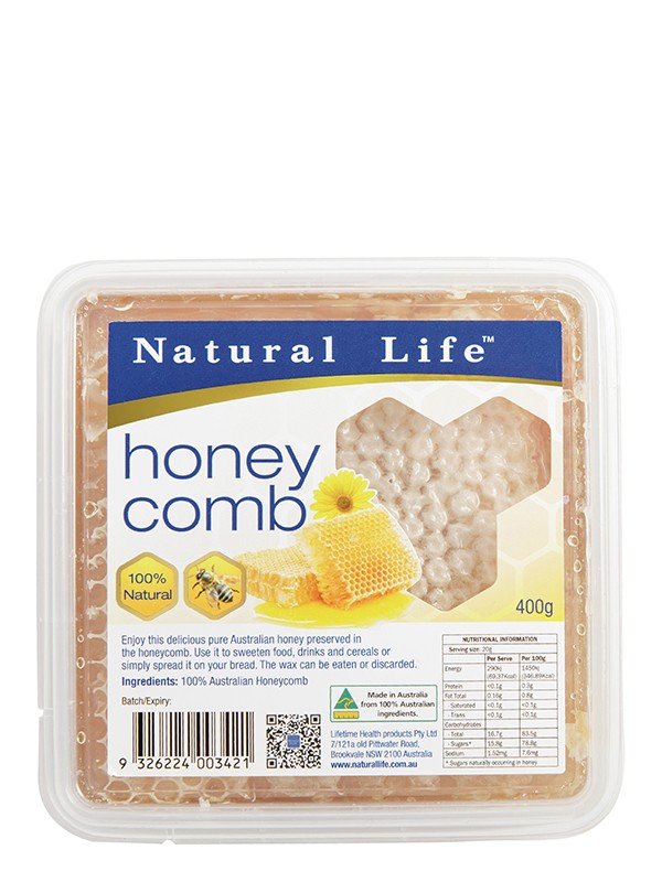 내추럴라이프 천연 허니콤 벌집꿀 400g / Natural Life Honeycomb 400g