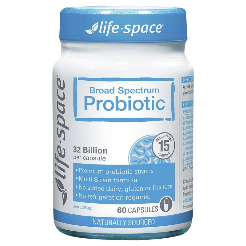 라이프스페이스 일반 유산균 60정 / Life Space Broad Spectrum Probiotic 60 Capsules