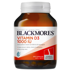 블랙모어스 비타민 D3 1000IU 200정 / Blackmores Vitamin D3 1000IU 200 caps