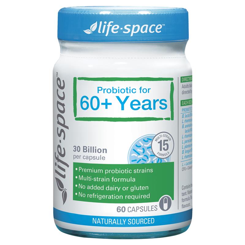 라이프스페이스 60세 이상 유산균 60정 / Life Space Probiotic For 60+ Years 60 Capsules